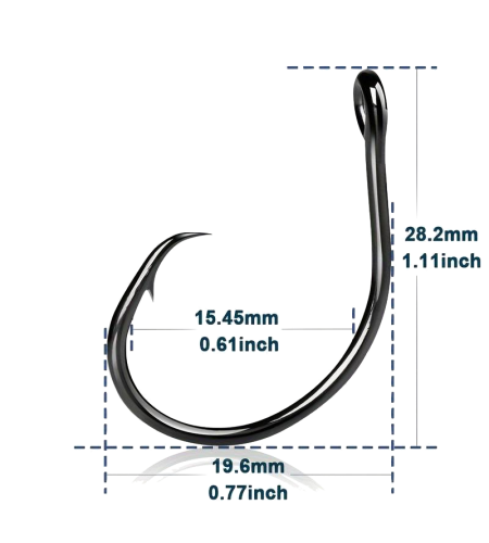 AMO ZFA CIRCLE HOOK IN LINE FINE 3/0 CONFEZIONE 5 PEZZI