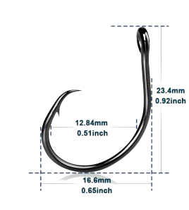 AMO ZFA CIRCLE HOOK IN LINE FINE 1/0 CONFEZIONE 5 PEZZI