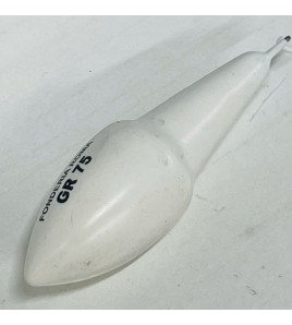 PIOMBO GR 30 ROCCOTOP PLASTIFICATO BIANCO ANELLO INOX