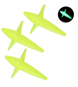 AEROPLANINO ZFA TEASER IN PVC CM 13 GR 40 colore Giallo Fluo