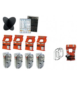 Kit 4 pezzi DOTAZIONI SICUREZZA Luci Palla Carta Aggiornamento Ottobre 2025