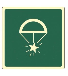 TABELLE ADESIVE SEGNALETICA NAVALE Razzo Segnalazione MM 150x150