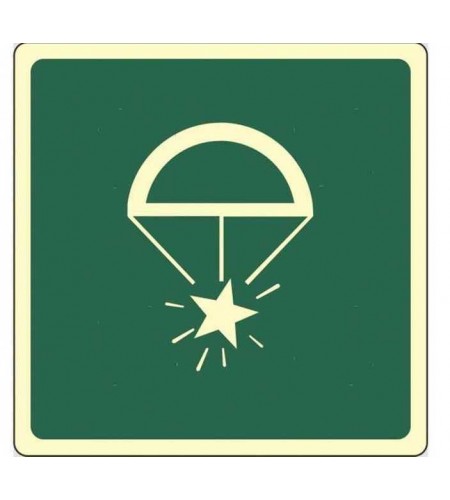 TABELLE ADESIVE SEGNALETICA NAVALE Razzo Segnalazione MM 150x150