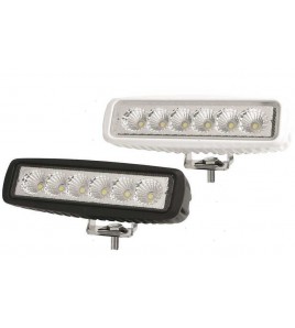 FARO DA COPERTA Bianco LED 6X3W LUCE DIFFUSA