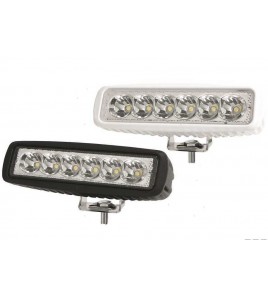 FARO DA COPERTA Bianco LED 6X3W LUCE CONCENTRATA