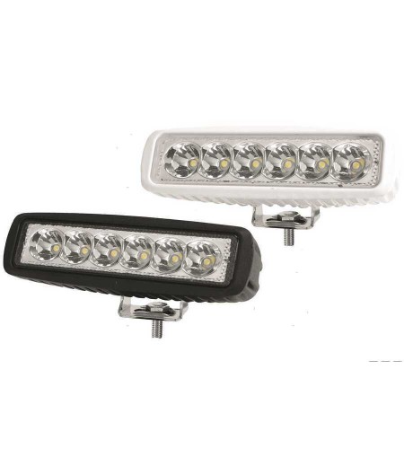 FARO DA COPERTA Bianco LED 6X3W LUCE CONCENTRATA