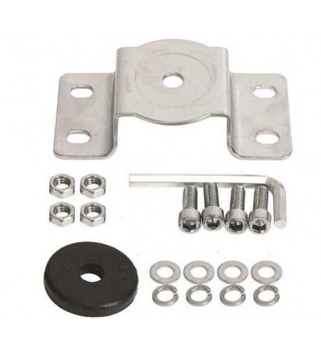 BASE ORIENTABILE IN ACCIAIO INOX PER FARETTI