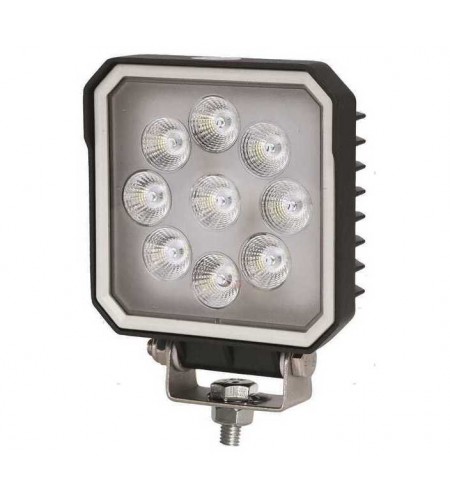 FARETTO LED DA COPERTA E POZZETTO Nero J-LINE Q110 27W FLOOD