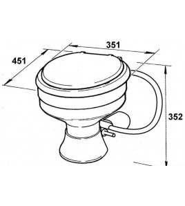 WC - TOILET BARCA ELETTRICA JABSCO 24 V