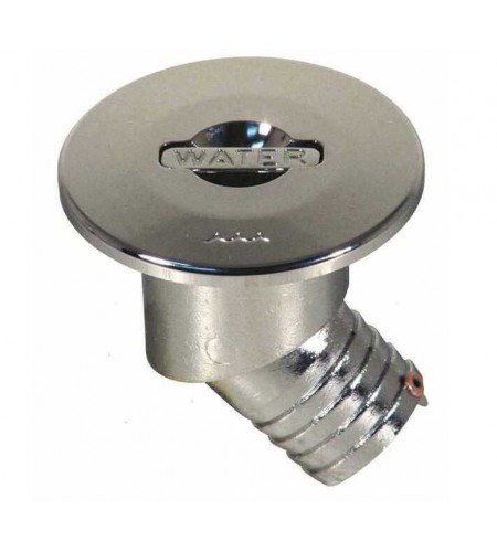 TAPPI DI COPERTA INOX LIFT-UP WASTE ANGLED 45° COLLO MM 38 FLANGIA 82 MM