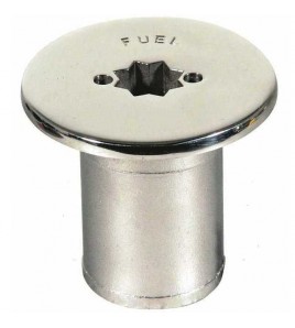 TAPPI DI COPERTA FUEL SAIL INOX COLLO MM 38 FLANGIA 82 MM