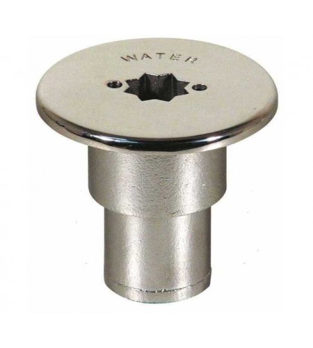 TAPPI DI COPERTA WASTE SAIL INOX COLLO MM 38 FLANGIA 82 MM