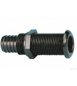 PASSASCAFI CON PORTAGOMMA 30 MM COLORE NERO H 100