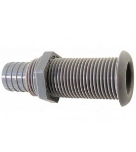 PASSASCAFI CON PORTAGOMMA 30 MM COLORE GRIGIO H 100