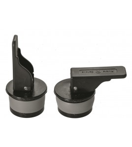 TAPPO DI SCARICO A ESPANSIONE LARGE MM 40 COLORE NERO