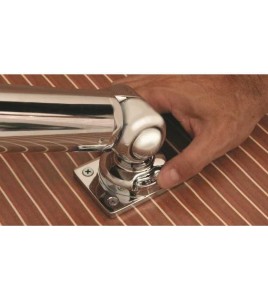 SUPPORTO PORTACANNE ORIENTABILE CROMATO CLICK