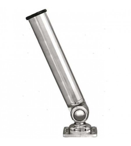SUPPORTO PORTACANNE ORIENTABILE CROMATO CLICK