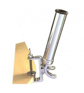 SUPPORTO PORTACANNE CROMATO CON MORSETTO