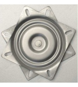 SUPPORTO SEDILE GIREVOLE PIATTO INOX