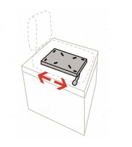 SUPPORTO SEDILE FISSO CON SLITTA LOW PROFILE