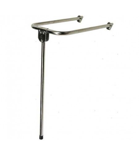 SUPPORTO SEDILE INOX CHIUDIBILE 280X540 MM H 740 MM