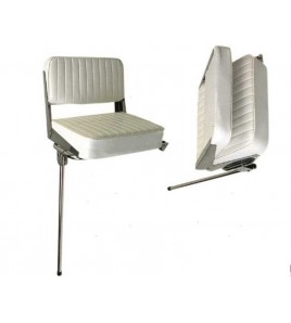 SUPPORTO SEDILE INOX CHIUDIBILE 280X540 MM H 740 MM