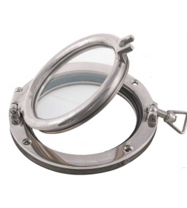 OBLO' TONDI OTTONE CROMATO PROFILO BASSO MM 175 DIAMETRO