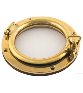OBLO' TONDI OTTONE LUCIDO PROFILO BASSO MM 153 DIAMETRO
