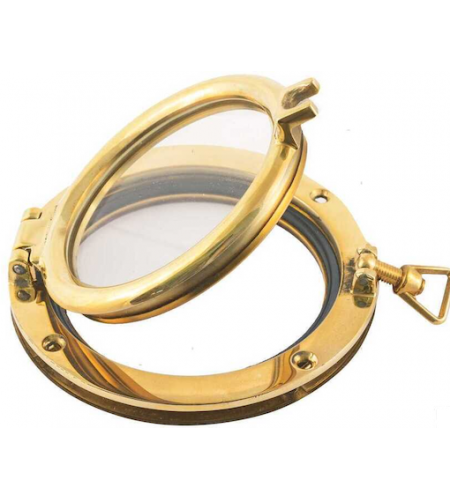 OBLO' TONDI OTTONE LUCIDO PROFILO BASSO MM 207 DIAMETRO
