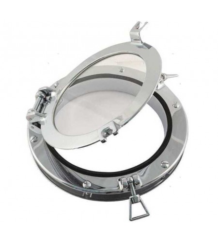 OBLO' TONDI OTTONE CROMATO MM 264 DIAMETRO H 25 MM 