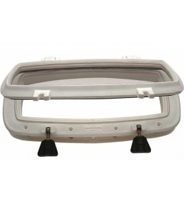 OBLO' MTM RETTANGOLARI CON CORNICE IN NYLON L MM 400 H MM 200 Bianco