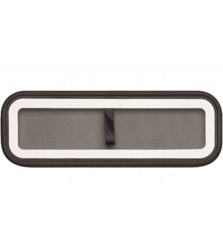 ZANZARIERA OBLO' RETTANGOLARE G-TYPE L 649 MM H 193 MM ALLUMINIO ANODIZZATO