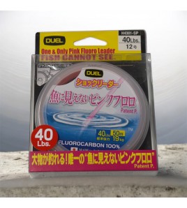 DUEL FLUOROCARBON PINK 40 LB MM 0,57