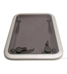 OSTERIGGI G-TYPE RETTANGOLARI 407x262 In Alluminio Anodizzato satinato
