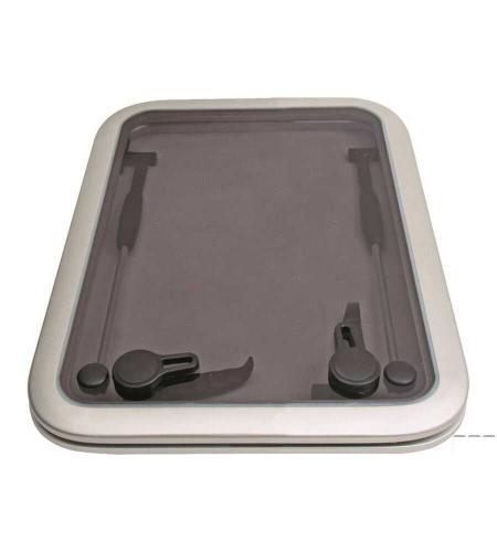 OSTERIGGI G-TYPE RETTANGOLARI 567x437 In Alluminio Anodizzato satinato