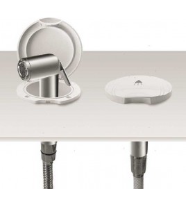 KIT DOCCETTA JARA CHROME BIANCO