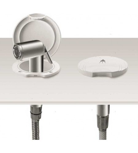 KIT DOCCETTA JARA CHROME BIANCO