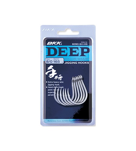 AMO BKK DEEP 8090-HG 10/0 VERTICAL JIGGING HOOKS