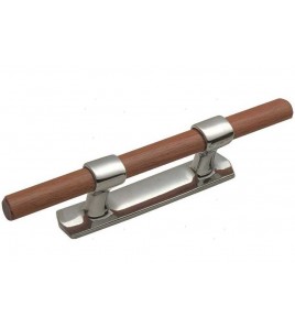 Bitta Cromata con Traversino in Legno L 220 mm Interasse 88 mm Prigionieri 8 mm