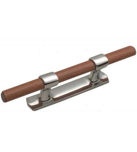 Bitta Cromata con Traversino in Legno L 260 mm Interasse 109 mm Prigionieri 8 mm