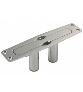 Bitta a Scomparsa in Ottone Cromato L 150 mm Incasso 195x50 mm