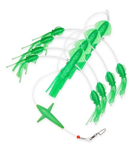 KIT Teaser ZFA Paradise Calamari Plus Trolling Colore Verde