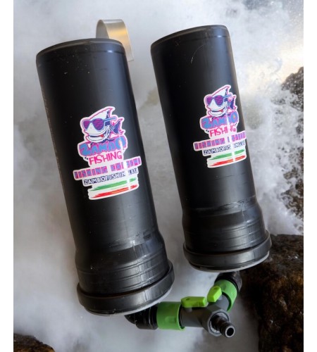 Tuna Tube 90 MM ZFA Esca Viva Tonnetti Palamite Colore Nero