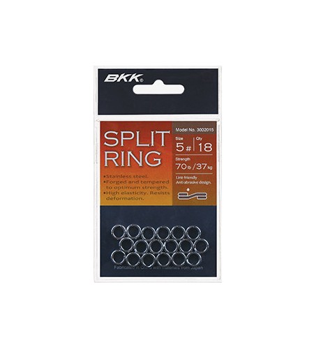 SPLIT RING BKK MISURA 10 + 182 KG CONFEZIONE DA 7 PEZZI