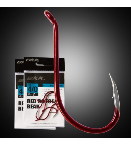 AMO BKK RED OCTOPUS BEAK DA TRAINA MISURA 2/0 ROSSO