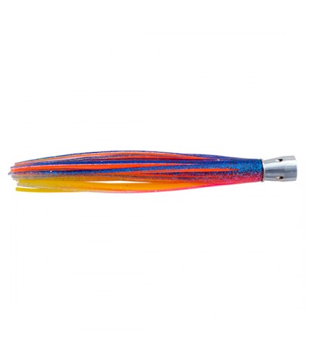 ARTIFICIALE TRAINA D'ALTURA JETSETTER MAXI LURES BLACK MAGIC X Aguglie Blu Marlin Vela Tonni CM 180 COLORE ORANGE BLUE