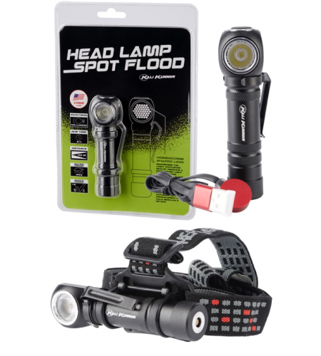 TORCIA LED MISTA TESTA MANO HEADLAMP SPOOL FLOOD