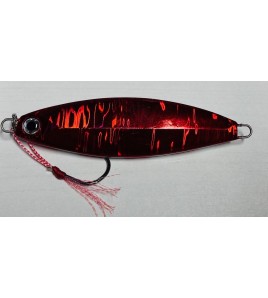 ARTIFICIALE SLOW JIGGING GLOWPOINT X WAY GR 150 COLORE RIGHE ROSSO FLUO RRF