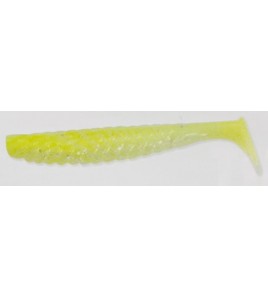 ARTIFICIALE GEECRACK GOMMA GYRO STAR CM 9,5 COLORE 231 CHART SILVER FLAKE YELLOW