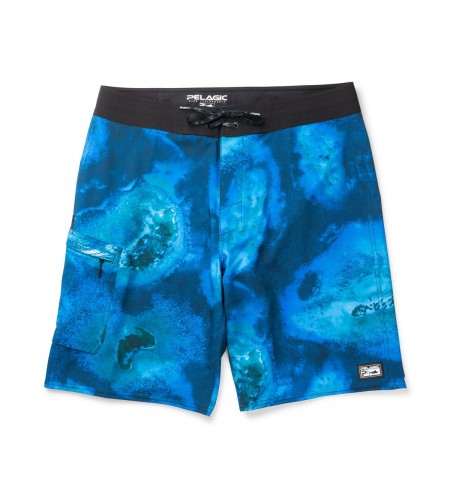 PANTALONCINO PELAGIC BLUE WATER FISHING SHORTS BLUE DRONE 